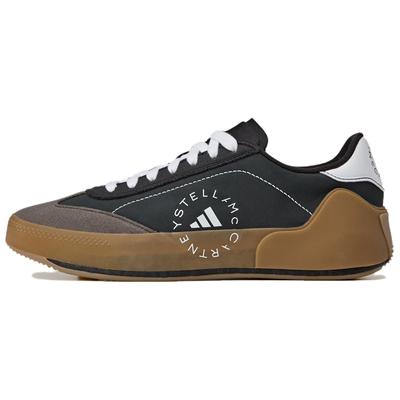 Stella McCartney x Court Boost Черные Белые Резиновые Женские Кроссовки Облачно-Белые Основной Черный IE3494