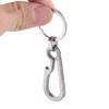 Титановые карабины Брелки Зажимы Открывалки для бутылок AntiLost Маленький карабин Быстросъемный держатель для ключей Пряжки