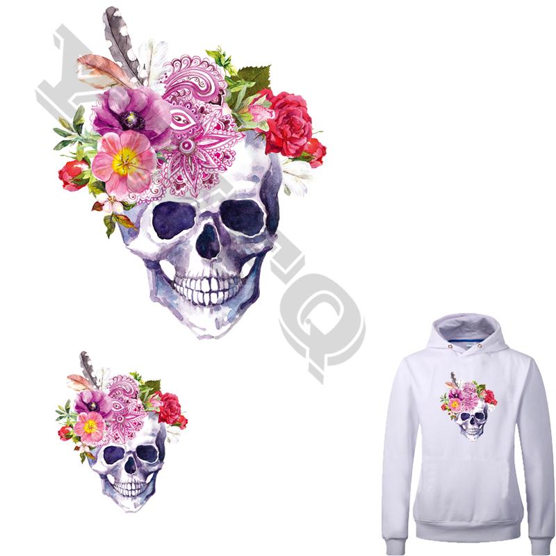 2 шт./компл., железные нашивки с черепами и ананасами для одежды, моющиеся аксессуары «сделай сам», теплопередающие значки