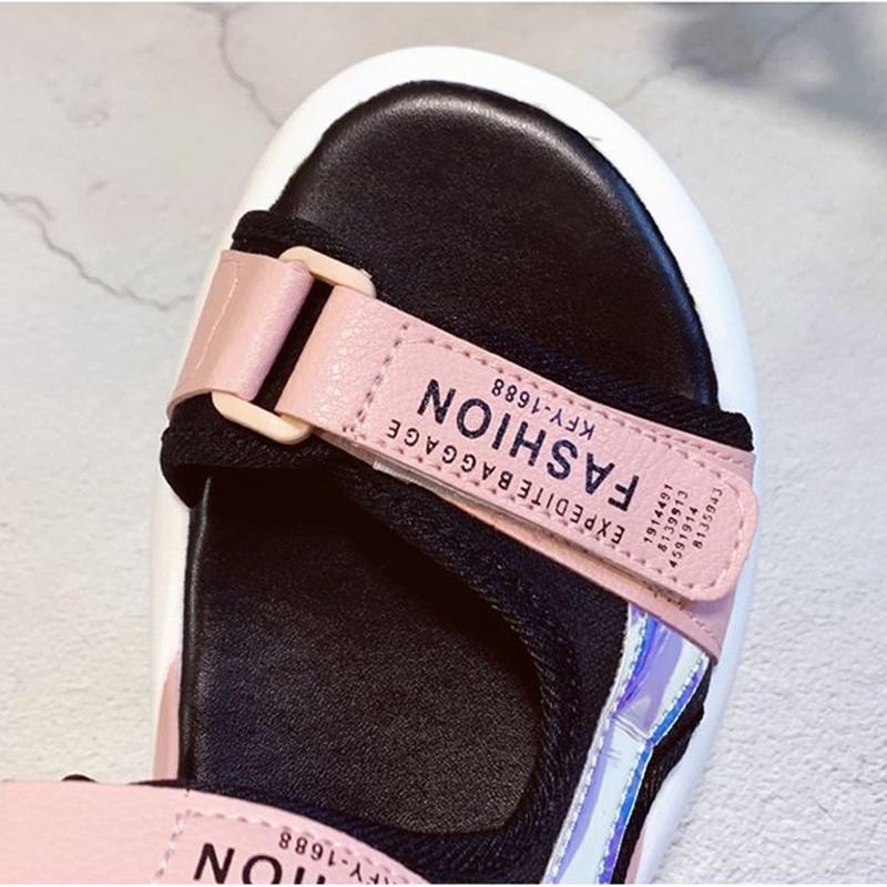 Sports Sandals Women's Non-slip Light All-match Casual Net Red Sponge Cake Thick-soled Beach Shoes Colorful Decorative Ladies Sandals