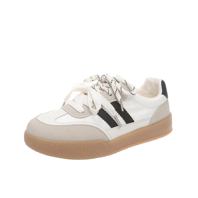 American Retro Color Matching German Training Shoes Women's 2025 New Small Height Increase Comfortable Lightweight Sports and Leisure Board Shoes