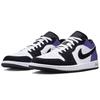 Jordan Air Jordan 1 Purple Toes Низкие кроссовки для баскетбола с защитой от истирания, винтажные, унисекс, Черно-фиолетовые HF3148-106(Команда1291-)