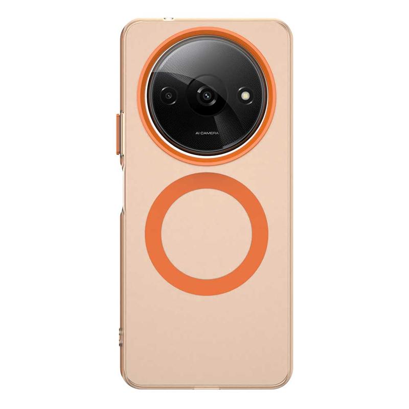 Прозрачный чехол для Xiaomi Redmi A3 Чехол для Redmi A3 A3X Магнитная адсорбция Беспроводная зарядка Полная задняя крышка для чехла Redmi A3