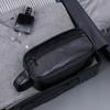Men PU Wash Bag Travel Business Trips Portable Cosmetic Bag Large Capacity Multi Pocket Design Handheld Wash Bag