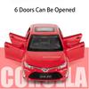1:32 Scale GR86 Corolla Car Model Toy Doors Opened Music Light Pull Back Miniature Vehicle Models Living Room Decoration