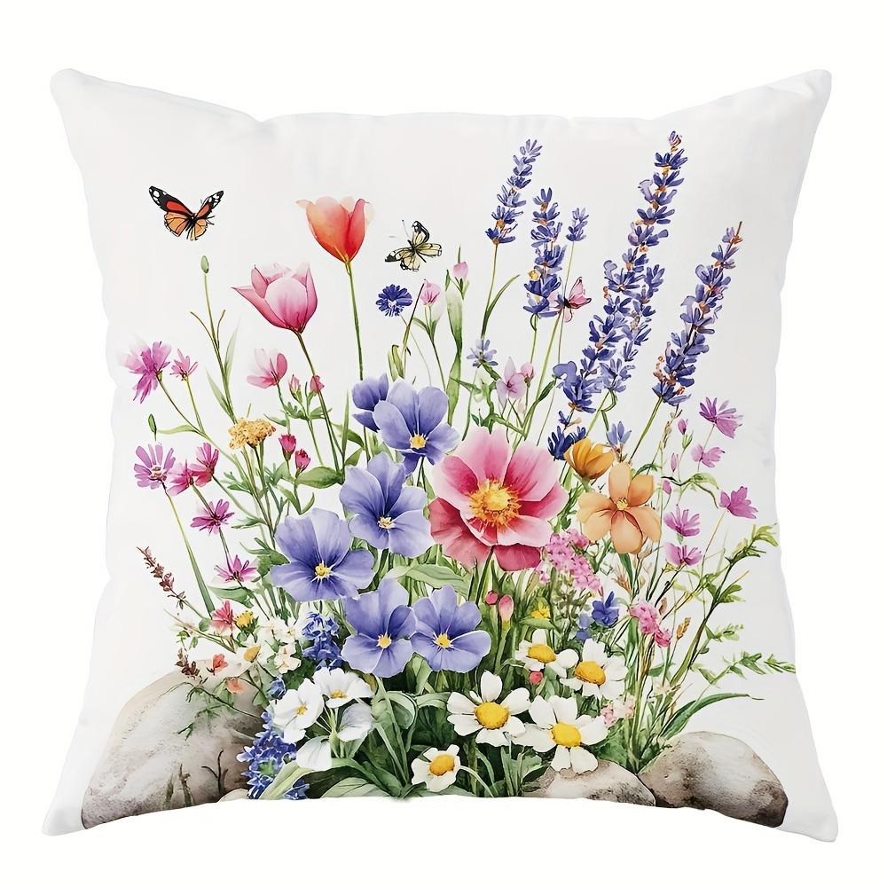 Роскошное Золото - украшенные Цветочные НаволочкиПодушка для дивана в гостиной, мягкая и удобная, украшение для спальни