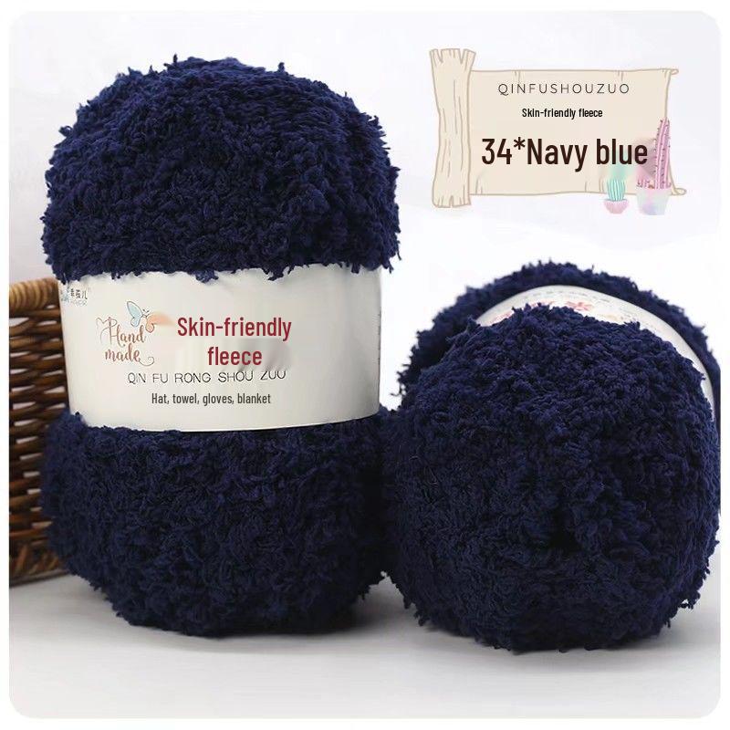 Coral Fleece Yarn Towel & Scarf DIY Material Pack