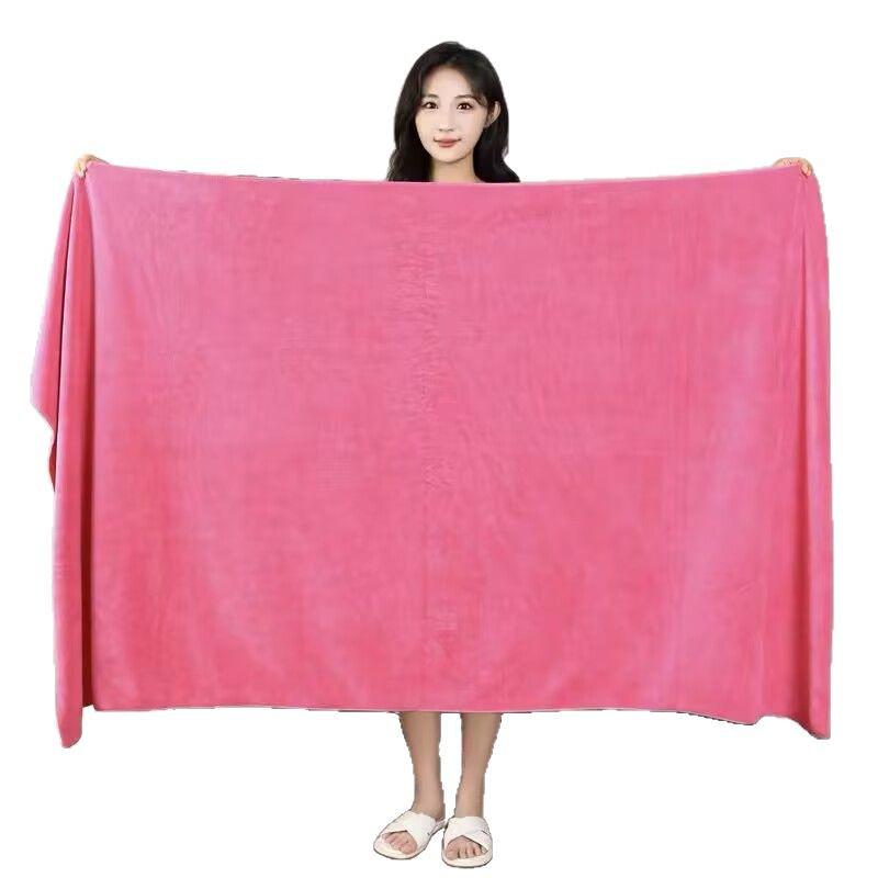 Enhanced Beauty Salon Four-Season Absorbent Bath Towel - Thick, Soft, Wrap-Around Design