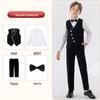 Children's Autumn/Winter Suits: British Gentleman, Flower Girl, Wedding, Boy's Piano, and Host Performance Styles