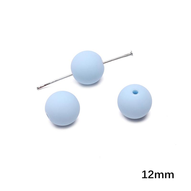 Handmade Beads Acrylic Double-sided Hand-painted Round Beads Graffiti Handmade Beads Diy Weaving Cell Phone Chain String Loose Beads Material