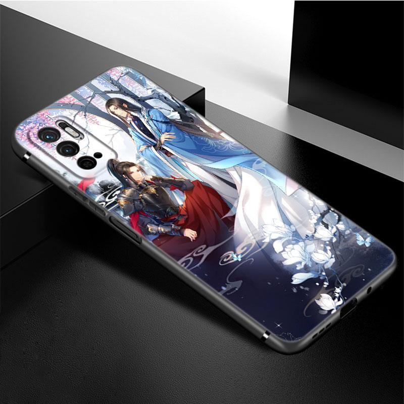 Anime Mo Dao Zu Shi Phone Case For Xiaomi Redmi Note 11 10 9 8 Pro 11T 5G 10T 10S 9S 9T 9i 9C 9A 8T Soft TPU Black Cover Funda