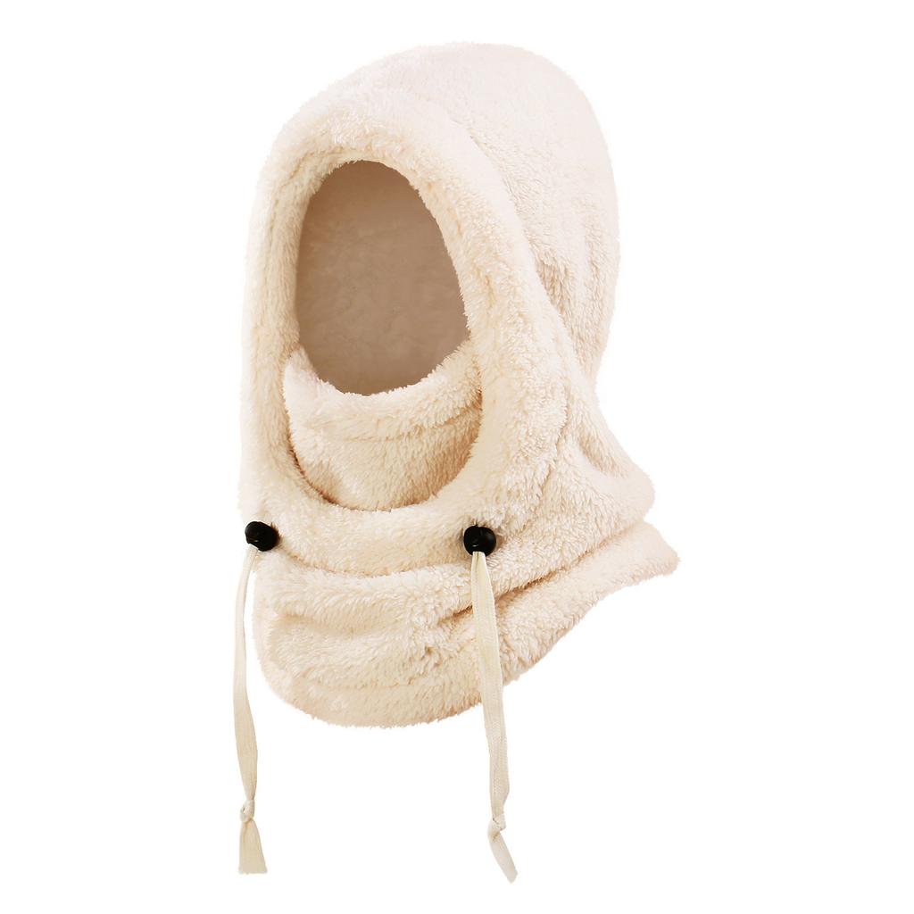 Warm Ear Protection Scarf One-piece Hat, Winter Thick Skiing and Cycling Face Mask, Windproof Hood Cap