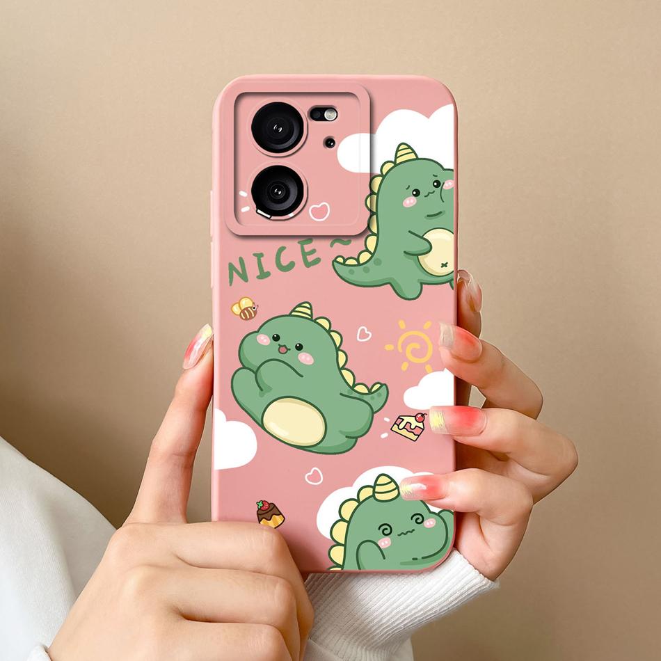 Милый Чехол Для Xiaomi 13T Pro Funda Мягкий Гладкий Жидкий Силикон Полная Защита Ударопрочный Корпус Телефона Для Xiaomi13T 13TPro Capa
