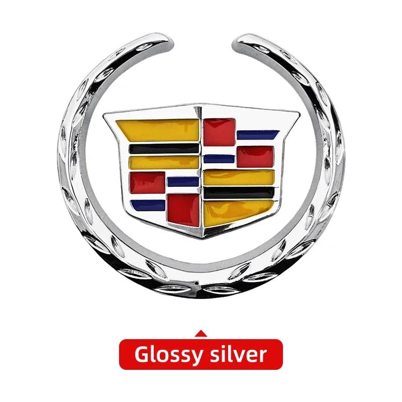 3D наклейки на боковое крыло автомобиля для Cadillac Escalade CTS ATS SRX Deville BLS XT5 XT6 STS XTS SLR XLR CT4 CT5 Металлический значок на кузов автомобиля