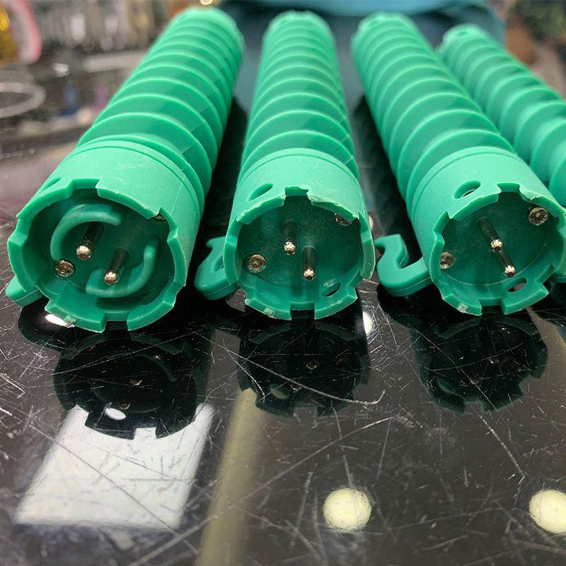 (10pcs) Extra Long Spiral Perm Rods 14cm - Screw Thread Design, 24V220 Digital Hot Water Wave Style
