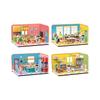 Children's 3D Cardboard Puzzle: Small House Furniture Model