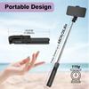 Портативный и выдвижной штатив для селфи с пультом дистанционного управления, совместимый с iPhone 14 13 12 Pro Max/iOS и Android/Samsung