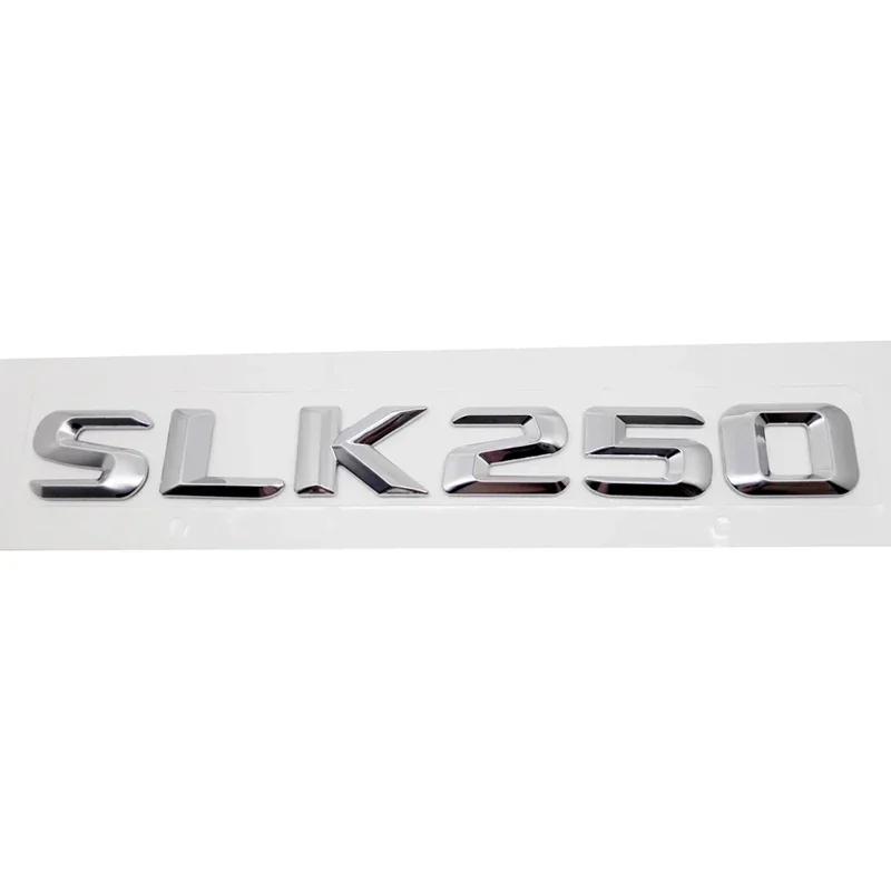 Automotive 3D Digital Alphabet Trunk Badge Decal for Mercedes Benz SLK55 SLK63 SLK200 SLK230 SLK250 SLK280 SLK300 SLK320 SLK350