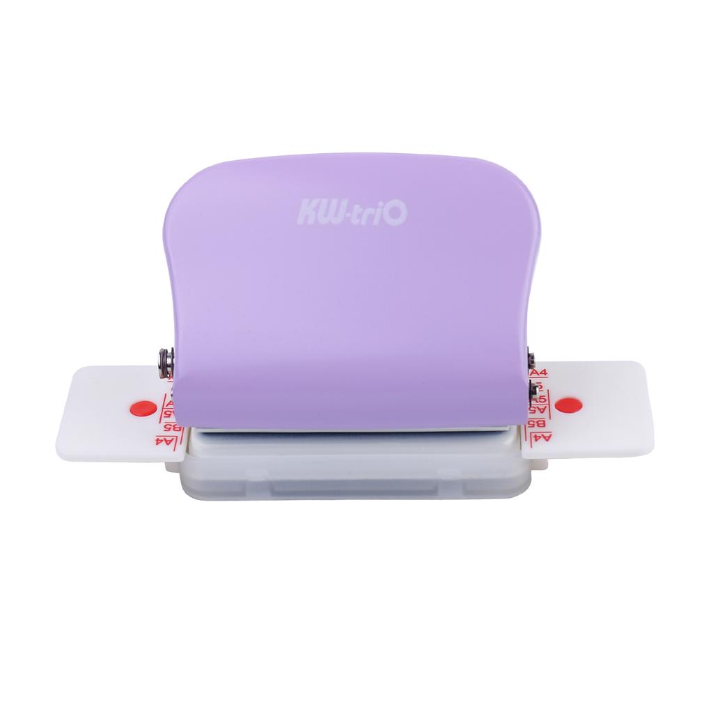 KW-trio, дырокол для бумаги с 6 отверстиями, ручной металлический дырокол, емкость 5 листов, 6 мм для ноутбука A4 A5 B5, дневник, планировщик