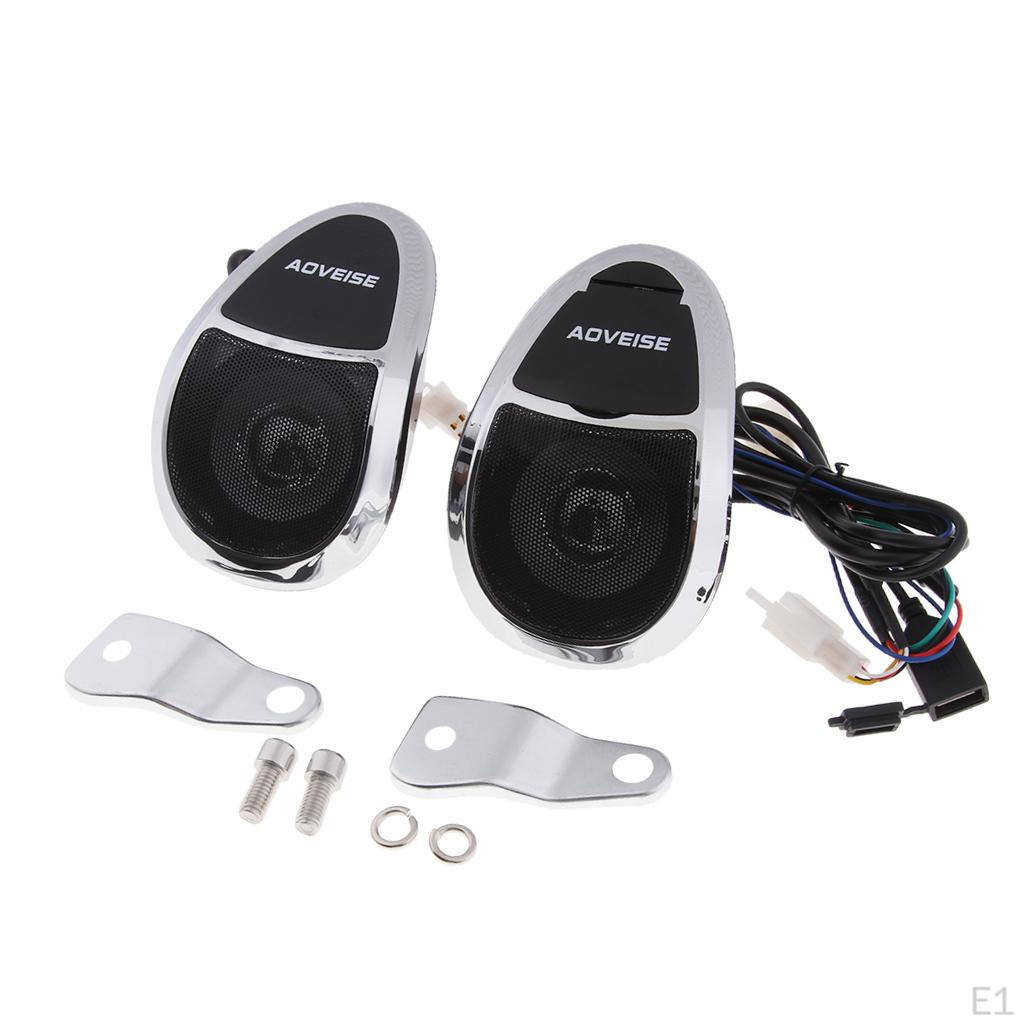 Мотоциклетная MP3 Стерео Акустическая Система Радио USB TF