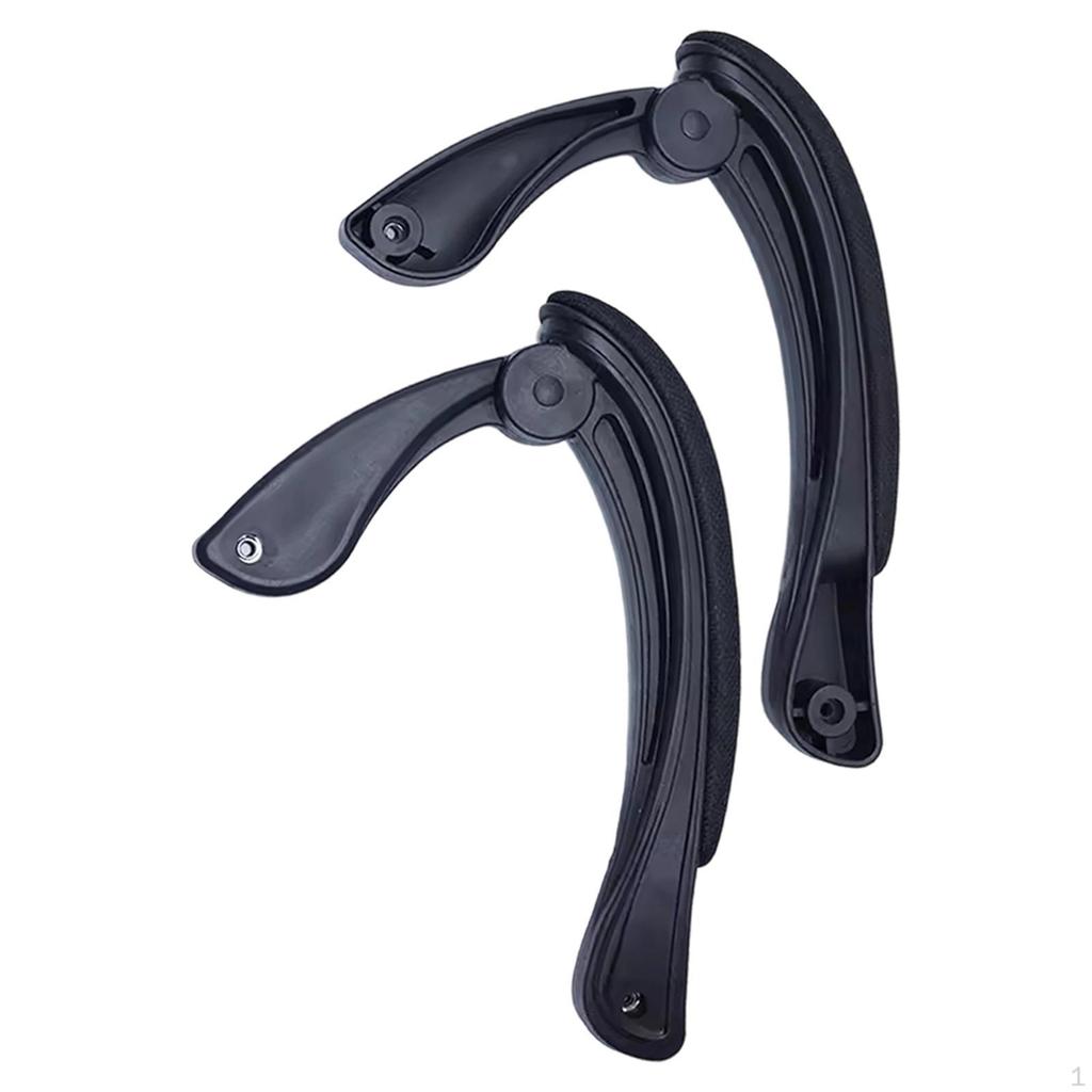 1 Pair Office Chair Adjustable Arms, Armrests with Pads for Most Gaming Swivel Chairs, Easy