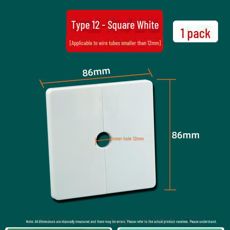 «Декоративная заглушка для отверстий в стене для труб кондиционера и крана»