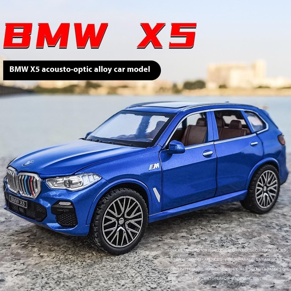 1/32 BMW X5 Внедорожник Сплав Автомобиль Литая Модель Звук и Свет Оттяжка Игрушка Коллекция Декоративный Подарок Мальчики Домашний Декор