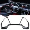 Для Honda Civic 2016 2017 2018 2019 2020 Автомобиль Внутренняя панель приборной панели Рамка Крышка Отделка Авто Стайлинг Карбоновые Черные Наклейки