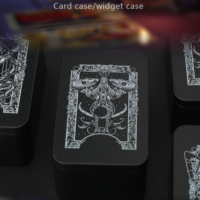Прямоугольная коробка для Таро Контейнер для игральных карт Чехол для хранения украшений Упаковочная коробка