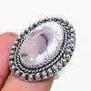 Natural Dendrite Opal Gemstone 925 Sterling Silver Jewelry Ring Size 8.5 O9c88