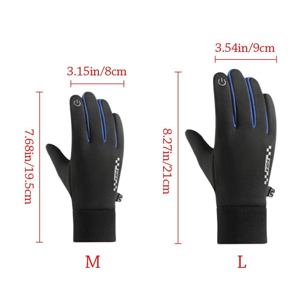 Non-slip Kids Winter Gloves Full-finger Children Bicycle Gloves for Boys Girls
