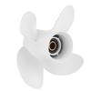 Marine Outboard Propeller 4 Blades 10 38x13in RH Aluminum Alloy Fit for Yamaha 25?60HP Engine