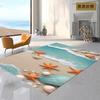 Пляж Морская звезда Ракушка Морская звезда Песок Ковер Коврик для Гостиной Спальни Дома Украшение Дивана Детская Игра Нескользящий Напольный Коврик
