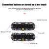 Solar Power Mortorcycle Led Warning Light Car Night Ride Tail Light Anti-Rear Strobe Light For Motorcycle Electric Bicycle