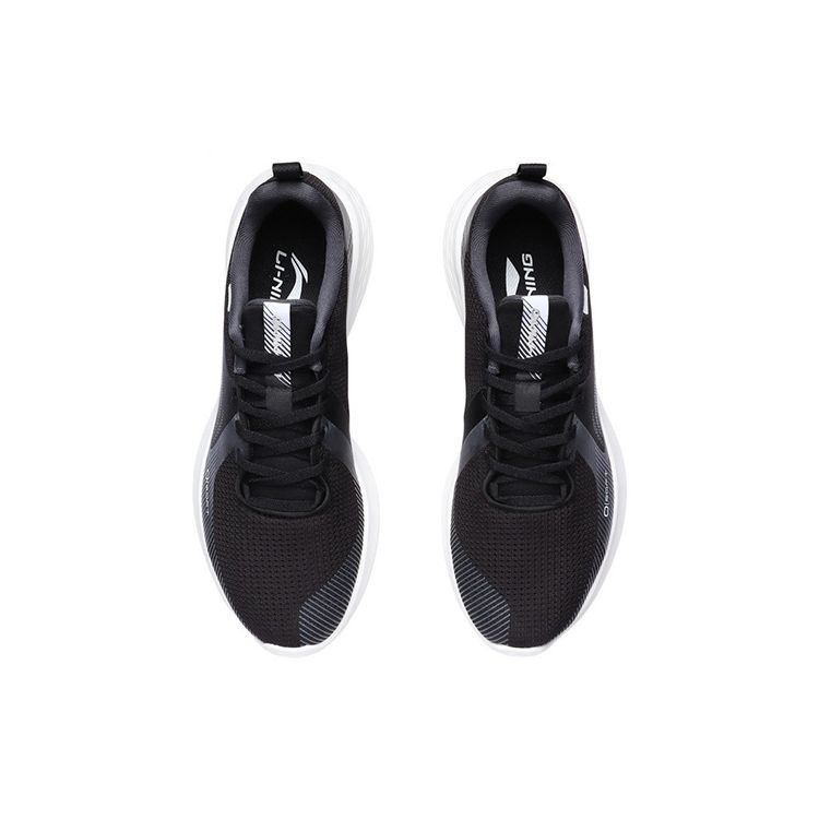 Кроссовки Li Ning Soft Element с амортизацией, нескользящие, износостойкие, дышащие, легкие, с низким верхом, унисекс, черные, серые ARHR077-4