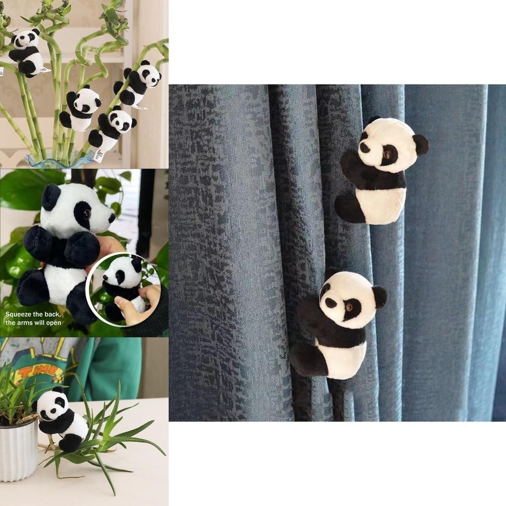 Short Plush Panda Grab Clip A Versatile And Fun Addition To Your Home Decor!