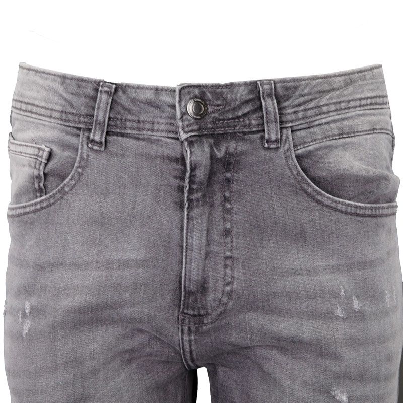 Мужские джинсы из необработанного денима с эффектом потертости в Мехико