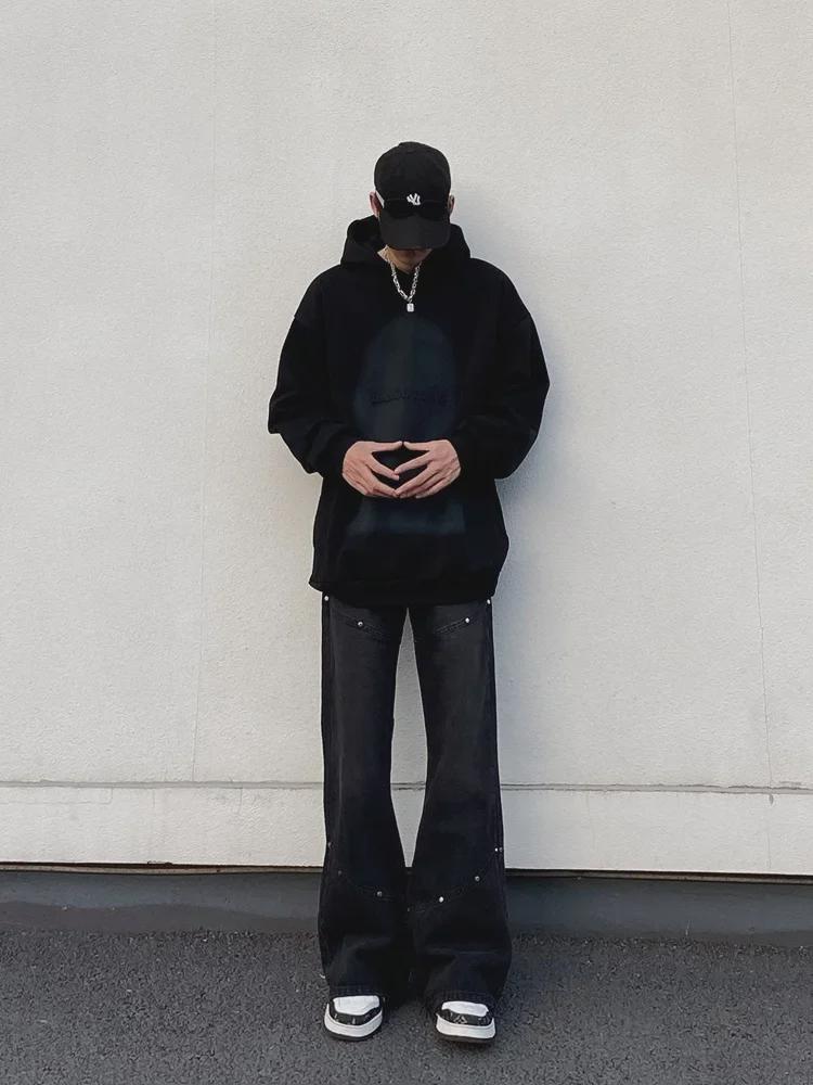 Retro Inspired Men's Loose Flared Cleanfit Jeans