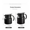 1L Insulation Kettle Bottle Water Stainless Steel Rustproof for Coffee Tea Milk Beverage Thermal Pot Thermos Leakproof