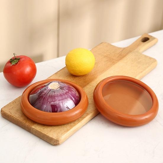 4 Pcs/Set Fruit And Vegetable Crisper Storage Containers Reusable Refrigerator Box Keeper for Onions Tomatoes Lemons Avocados