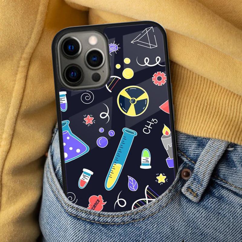 Fashion Biology Chemistry Soft Phone Case for iPhone 17 Air 16e Pro max 15 Pro 13 14 Plus 11 12 MagSafe Magnetic Coque
