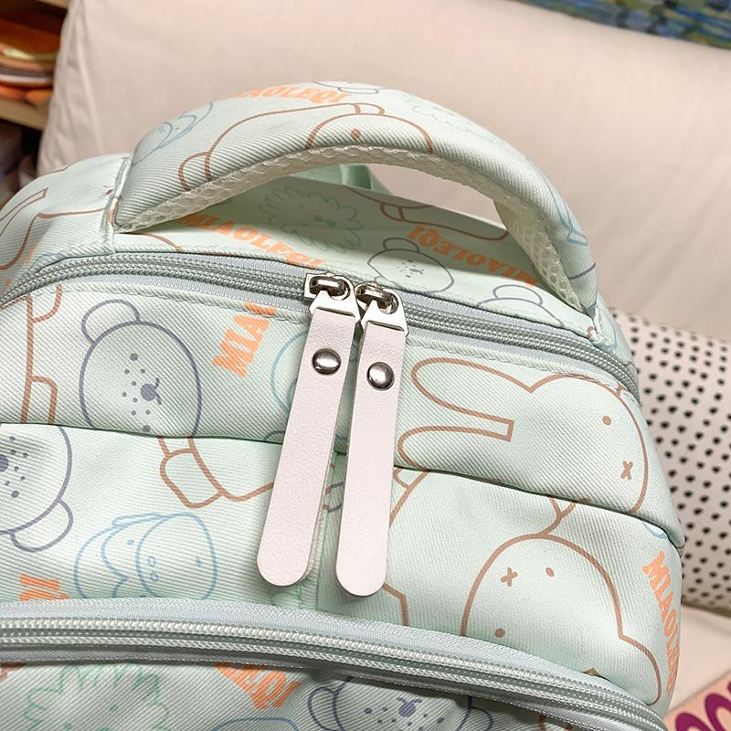 Школьная сумка женская мультяшный принт дорожный рюкзак большой емкости рюкзак для студентов