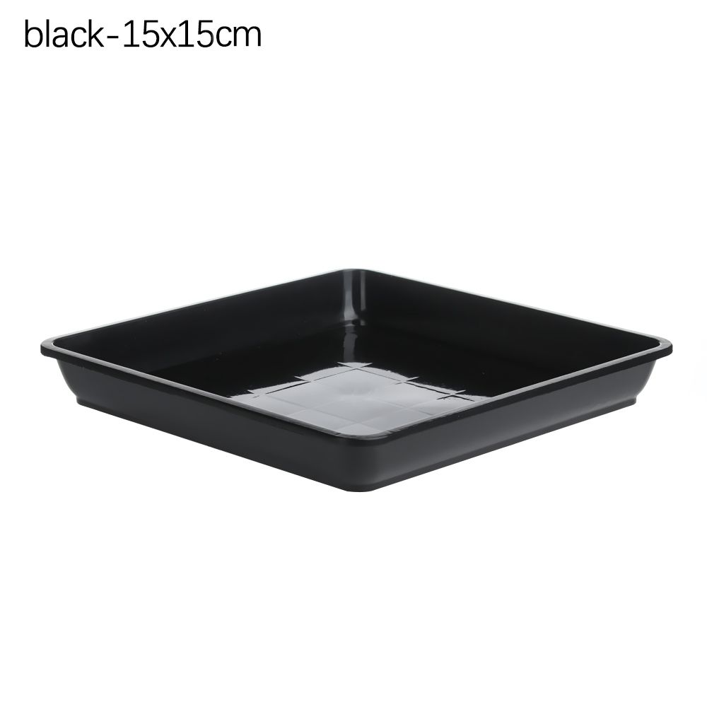 1Pcs Garden Flower Pot Square Plastic Tray Saucers Indoor Outdoor Plant Saucer Drip Trays