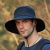 Man Summer Sun Hats Mesh Breathable Outdoor Adjustable Camping Climbing Fisherman Caps Foldable Man Sports Sunscreen Bucket Hats