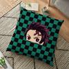 Чехол для подушки Demon Slayer Kimetsu No Yaiba, декор с рисунком, наволочка Kamado Tanjirou, полиэстеровая наволочка для дивана, дома, 45 см