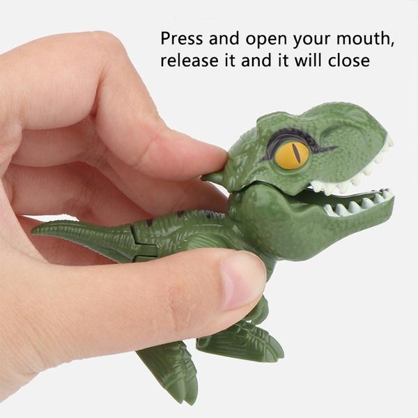Новый сустав динозавра с кусанием пальцев, подвижный тираннозавр, имитация динозавра, модель игрушки