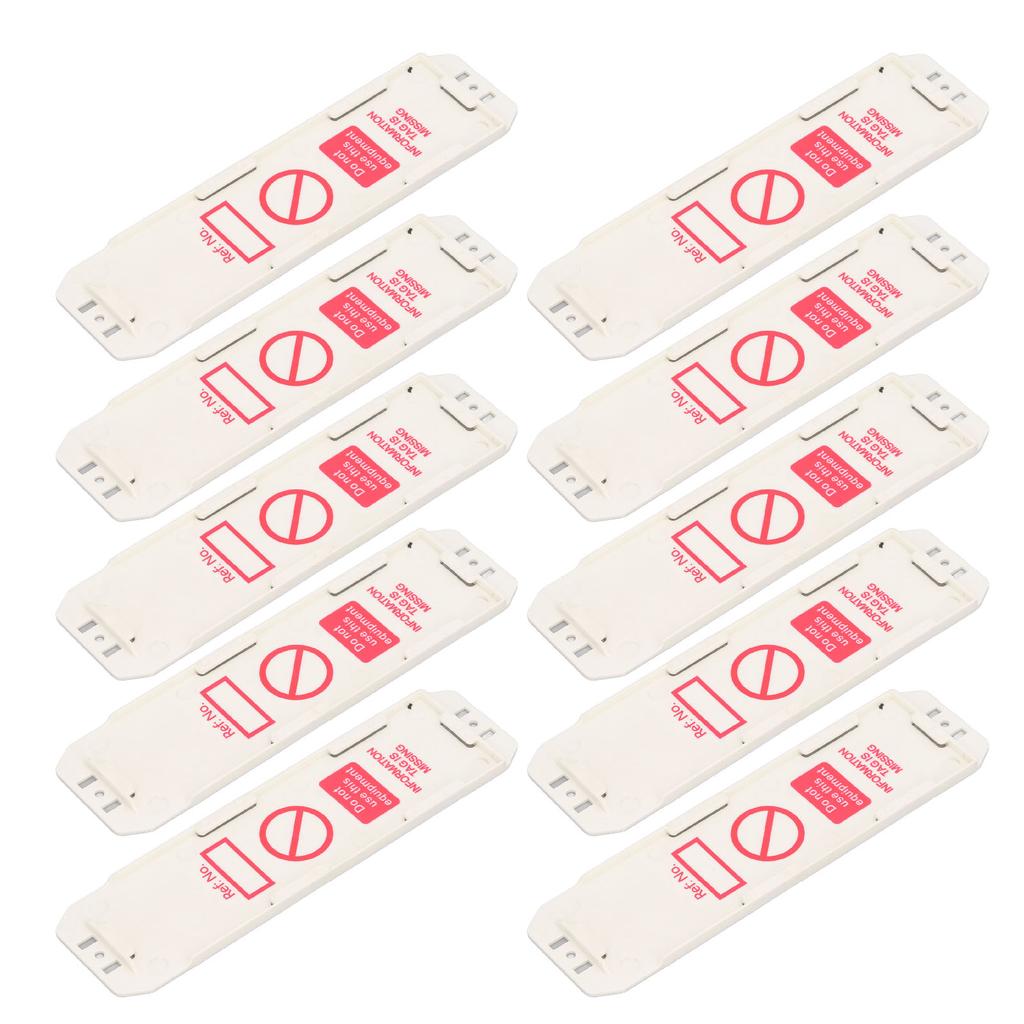 10 шт. пластиковый держатель статуса лесов для тегов проверки безопасности, не используйте держатели лесов