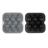 Skull Ice Cube Mold 6-Cavity Silicone Ice Tray for Whiskey Cocktails Food-Grade Flexible Ice Maker for Halloween Parties