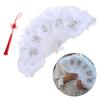 Portable Decorative Fan Lightweight Feather Fan Room Ornaments Bridal Hand Feather Fan Decorative Fan Pendant for Women