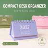 Mini Standing Calendar Coil Flip Calendar New 2027 Desk Calendar  Desk Planning